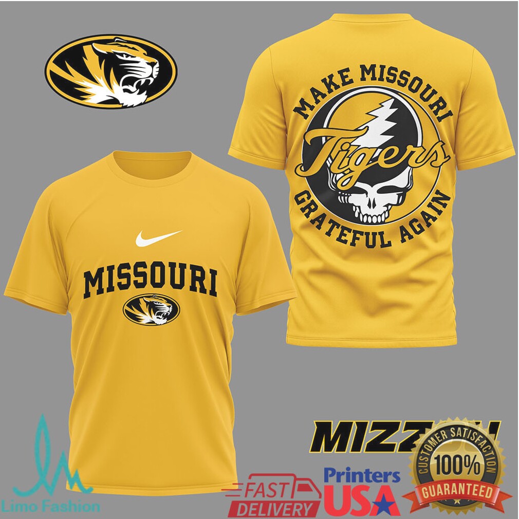 Mizzou Tigers “Make Missouri Grateful Again” Steal Your Face Fan Shirt - Limotees LLC