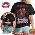 Montreal Canadiens Scooby Doo Hockey Go Canadiens Fan T Shirt - Limotees LLC