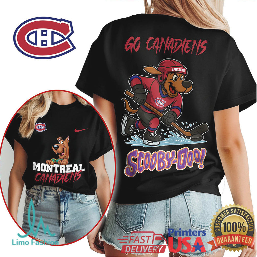 Montreal Canadiens Scooby Doo NHL Hockey Team Spirit T Shirt - Limotees LLC
