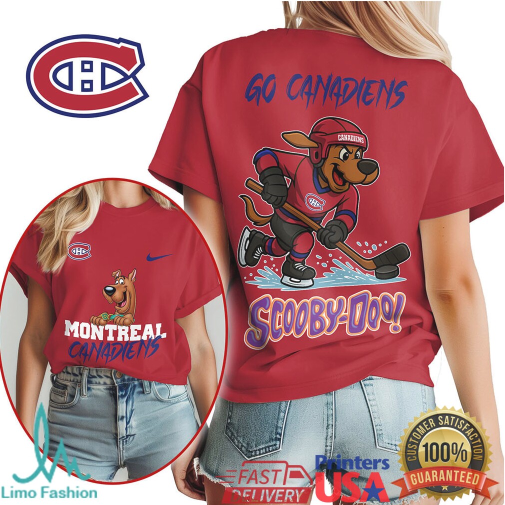 Montreal Canadiens Scooby Doo NHL Hockey Team Spirit T Shirt - Limotees LLC
