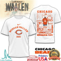 Morgan Wallen Chicago Bears 2025 Tour T Shirt Chicago Country Music Fan Gear - Limotees LLC
