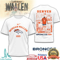 Morgan Wallen Denver Broncos 2025 One Night At A Time Tour T Shirt - Limotees LLC