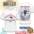 Morgan Wallen Gillette Stadium 2025 New England Patriots Fan T Shirt - Limotees LLC