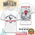Morgan Wallen Houston Texans 2025 Tour T Shirt NRG Stadium Country Music Fan T Shirt - Limotees LLC