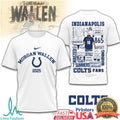 Morgan Wallen Indianapolis Colts 2025 Concert T Shirt Indy Country Fan Apparel - Limotees LLC