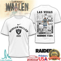 Morgan Wallen Las Vegas Raiders Fans 2025 Concert Tour T Shirt - Limotees LLC