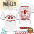 Morgan Wallen Levi's Stadium 2025 San Francisco 49ers Country Fan T Shirt - Limotees LLC