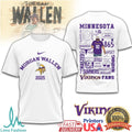 Morgan Wallen Minnesota Vikings 2025 Tour Merchandise T Shirt - Limotees LLC