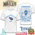 Morgan Wallen Tennessee Titans 2025 Country Fan Concert T Shirt