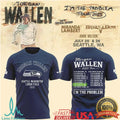 Morgan Wallen Tour 2025 Seattle Seahawks Edition Concert Dates Hoodie - Limotees LLC