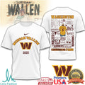 Morgan Wallen Washington Commanders 2025 Fan Souvenir T Shirt - Limotees LLC