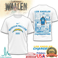 Morgan Wallen x LA Chargers 2025 Concert T Shirt Bolt Up Country Fan T Shirt - Limotees LLC