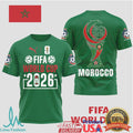 Morocco FIFA World Cup 2026 T Shirt Atlas Lions National Team Fan Jersey