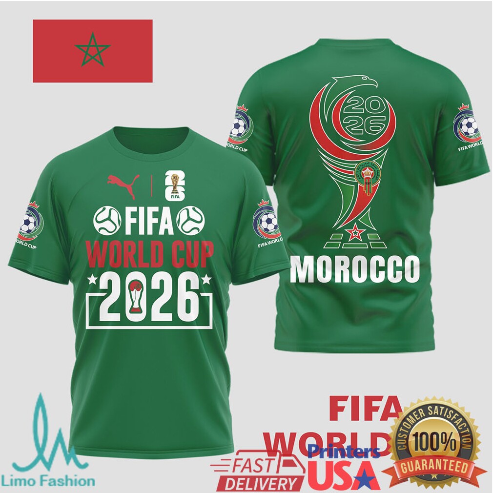 Morocco FIFA World Cup 2026 T Shirt Atlas Lions National Team Fan Jersey