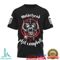 Motörhead Phil Campbell Tribute 1961 2026 Legend of the Road Memorial T Shirt - Limotees LLC