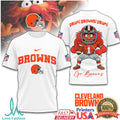 Muppets Animal Cleveland Browns Drum! Browns! Drum! NFL Graphic T Shirt - Limotees LLC