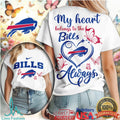 My Heart Belongs To The Buffalo Bills Always Fan T Shirt