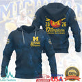 NCAA Michigan Wolverines 2026 Men's Basketball National Champions Fan Gear T Shirt