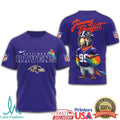 NFL Baltimore Ravens Jimmy Buffett Parrot Head Mascot T Shirt - Limotees LLC