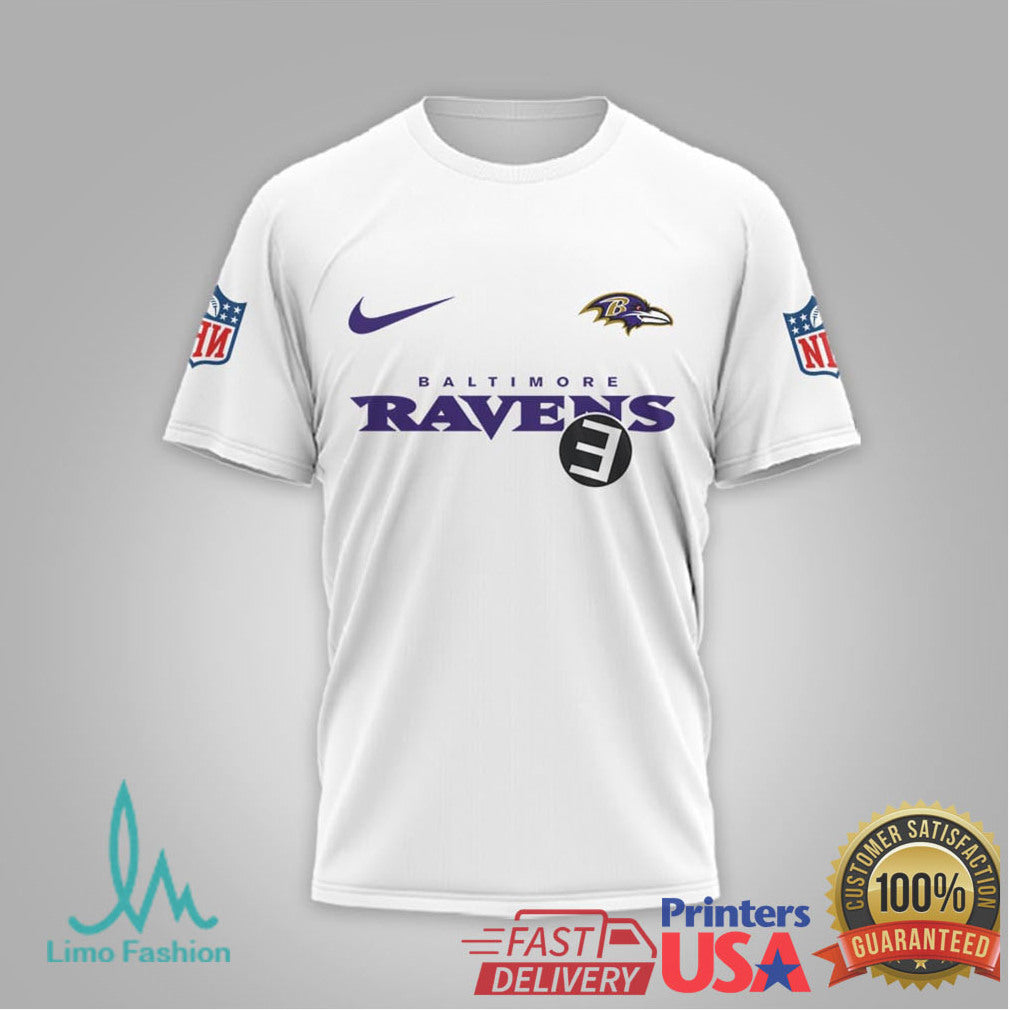 NFL Baltimore Ravens x Eminem Hip Hop Fan Gear T Shirt - Limotees LLC