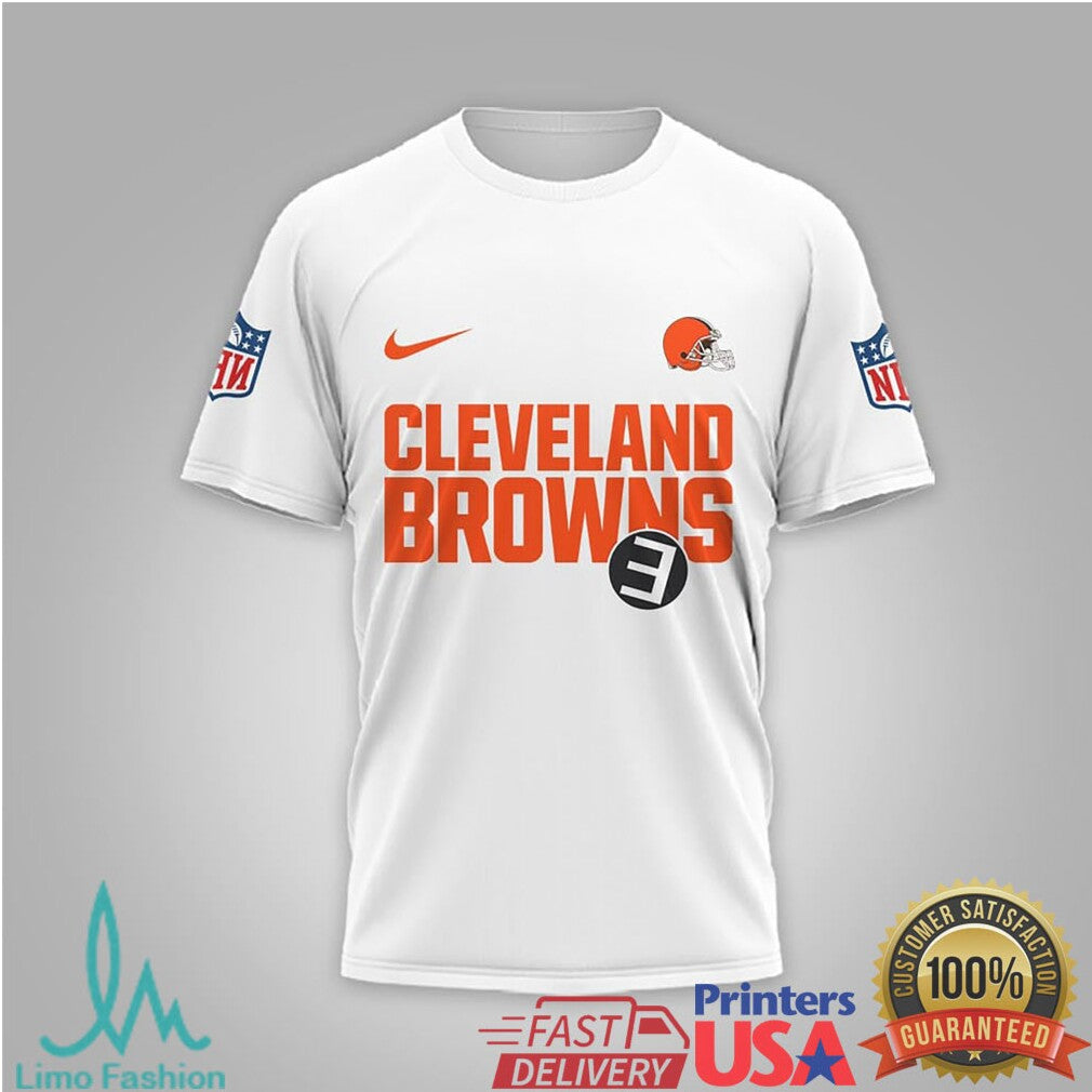 NFL Cleveland Browns x Eminem Rap Artist Tribute T Shirt - Limotees LLC