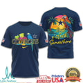 NFL Dallas Cowboys Margaritaville Tropical Parrot T Shirt It's 5 O'Clock Somewhere - Limotees LLC