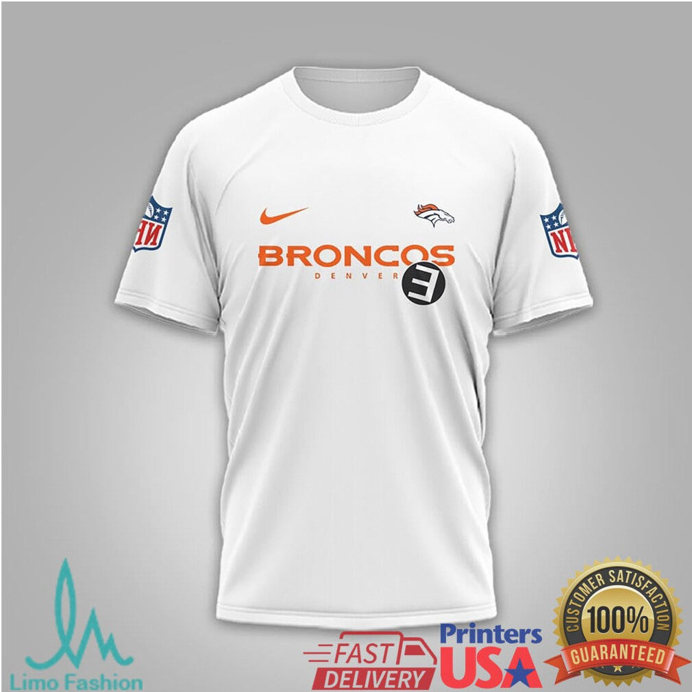NFL Denver Broncos x Eminem Hip Hop Sports T Shirt