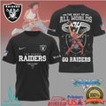 NFL Las Vegas Raiders x Eddie Van Halen Rock Graphic T Shirt - Limotees LLC