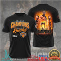 NY Knicks 2025 NBA Cup Champions Big Three Players Graphic T Shirt - Limotees LLC