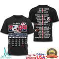 New England Patriots 2025 AFC East Champions Roster List T Shirt - Limotees LLC