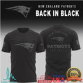 New England Patriots Back In Black Stealth Edition T Shirt Collection