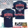 New England Patriots Barber Life Series NFL Fan T Shirt - Limotees LLC