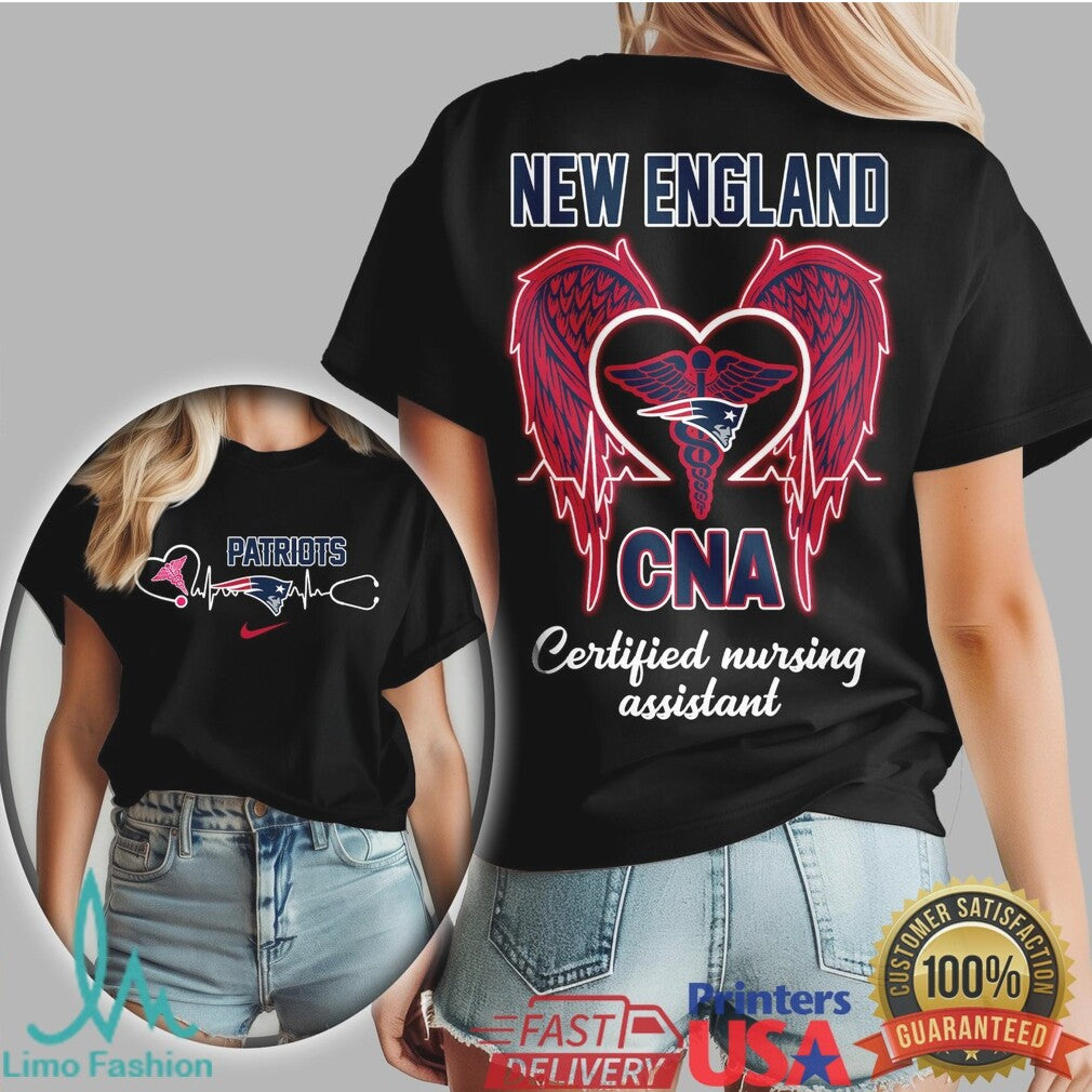 New England Patriots CNA T Shirt Patriots Fan Certified Nursing Assistant T Shirt
