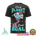 New England Patriots Earth Day One Planet One Goal Football T Shirt - Limotees LLC