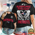 New England Patriots Fan Rad Tech T Shirt Radiologic Technologist Loves Her Patriots T Shirt - Limotees LLC