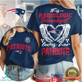 New England Patriots Football This Radiologic Technologist Loves Her Patriots Women's Fan Medical Professional T Shirt - Limotees LLC