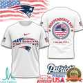 New England Patriots Independence Day T Shirt Patriotic 1776 4th of July T Shirt