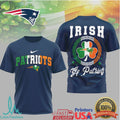 New England Patriots Irish St. Patrick's Day Celtic Clover T Shirt - Limotees LLC