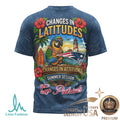 New England Patriots Margaritaville Tropical Parrot Summer T Shirt - Limotees LLC