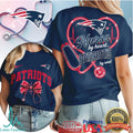 New England Patriots Nurse T Shirt Patriots Fan Nurse by Heart Soul T Shirt