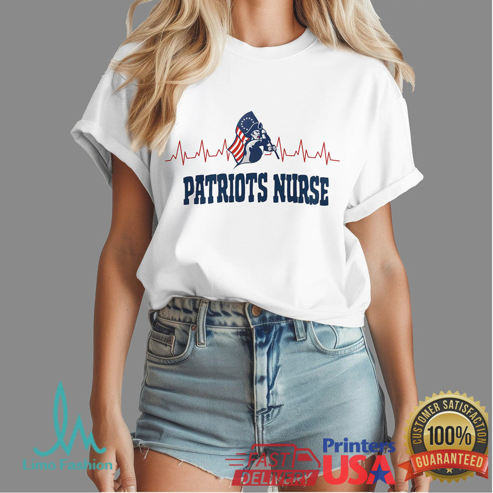 New England Patriots Nurse This Nurse Loves Her Patriots Shirt - Limotees LLC