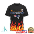 New England Patriots Official NFL Eagle Harley Davidson 3D Shirt - Limotees LLC