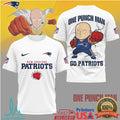 New England Patriots One Punch Man Saitama Anime Hero Shirt - Limotees LLC