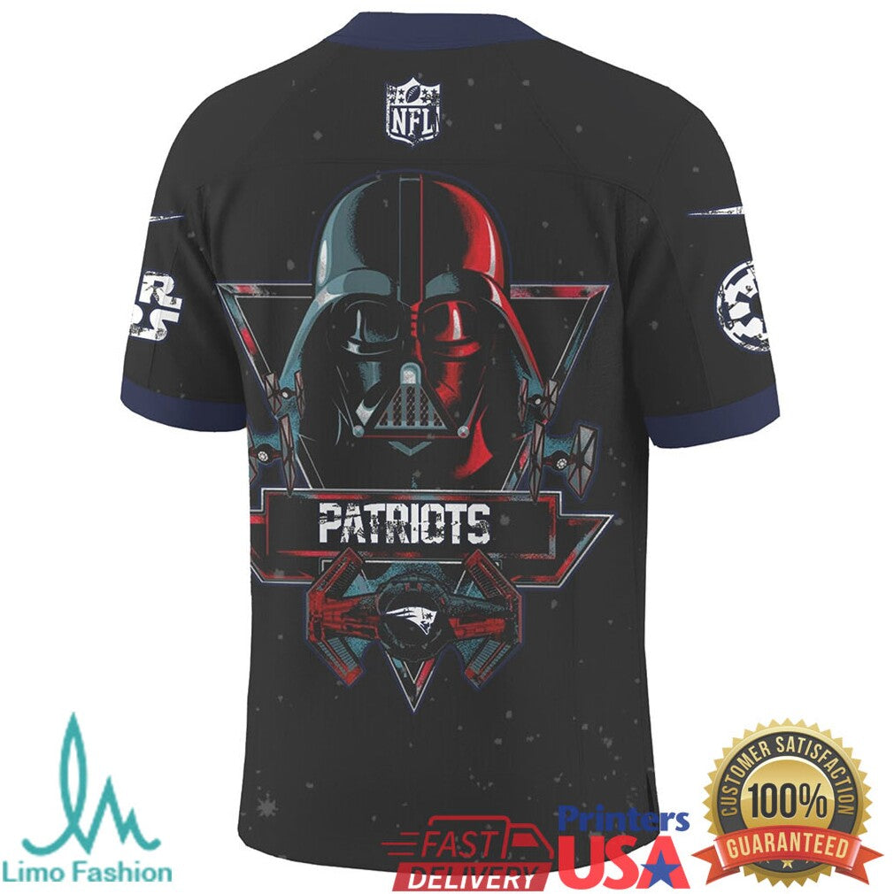 New England Patriots Star Wars Night Darth Vader Sith Lord Graphic - Limotees LLC