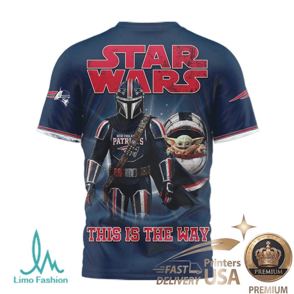 New England Patriots Star Wars The Mandalorian This Is The Way T Shirt