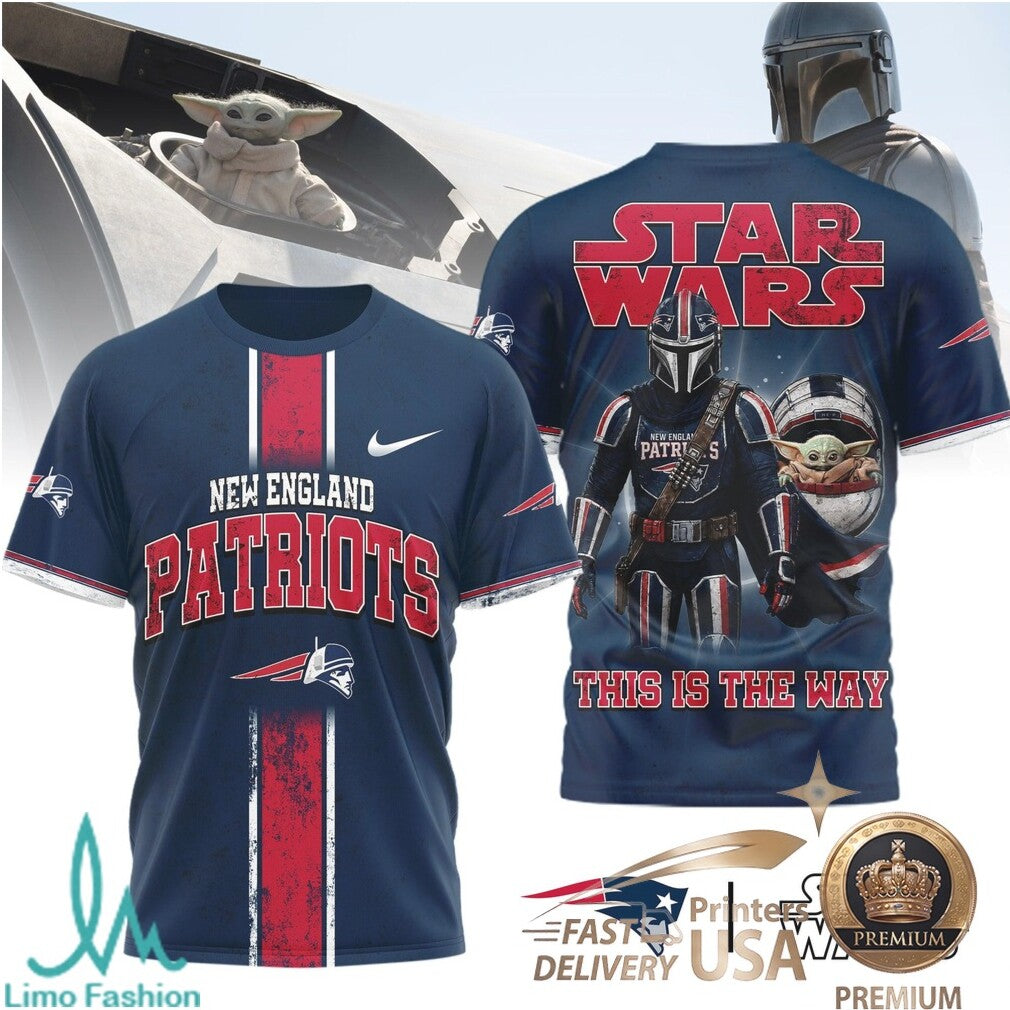 New England Patriots Star Wars The Mandalorian This Is The Way T Shirt