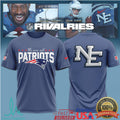 New England Patriots “We Are All Patriots” Varsity Bomber Jacket & Graphic Logo T Shirt - Limotees LLC