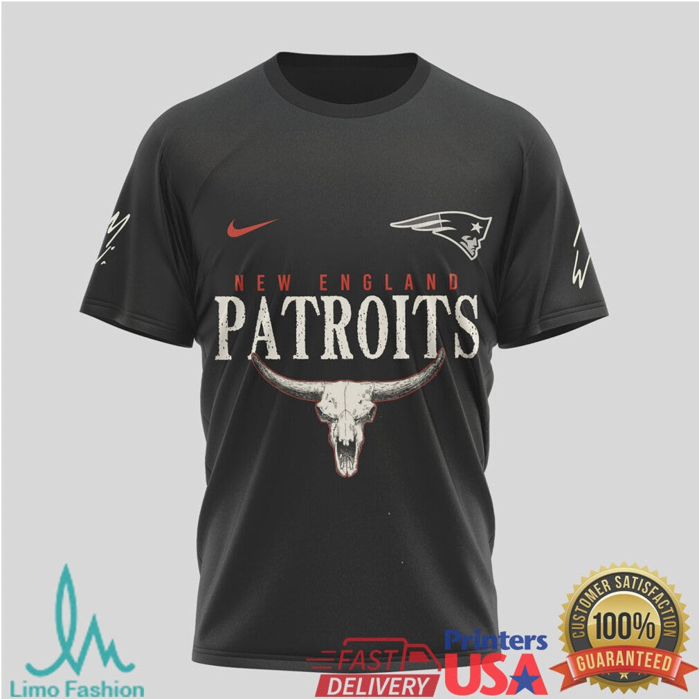 New England Patriots Western Longhorn Skull “Still the Problem” T Shirt - Limotees LLC