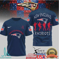 New England Patriots x Dave Matthews Band NFL Fan Mashup T Shirt - Limotees LLC