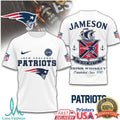 New England Patriots x Jameson Irish Whiskey Sine Metu NFL T Shirt - Limotees LLC